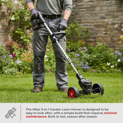 Milex 5-in-1 Garden Lawn Mower