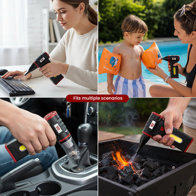 Milex Red Hawk Blow & Vacuum Plus – Powerful 2-in-1 Cordless Blower & Vacuum