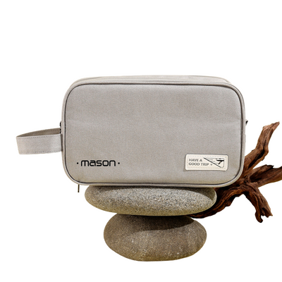 Mason Cosmetic Toiletry Bag | Grey