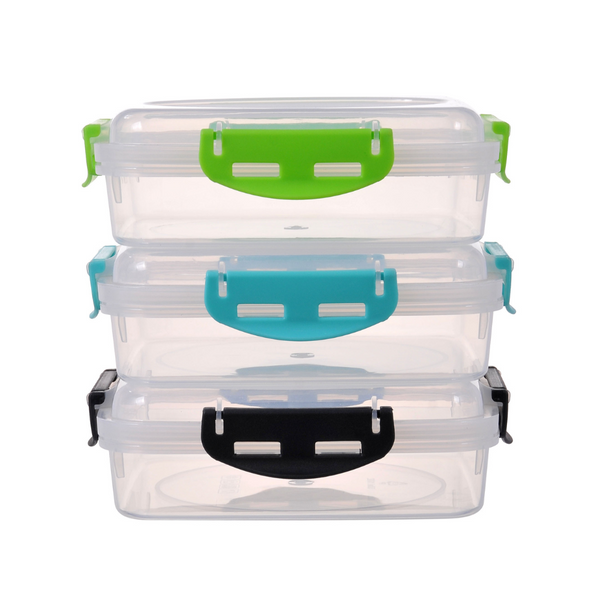 Milex 3-Piece Lunchbox Set | Colours may vary