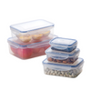Milex 5-Piece Rectangular Container Set – Airtight Food Storage Containers – 2 Pack