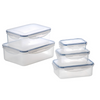 Milex 5pcs Rectangular Container Set | Colours May Vary