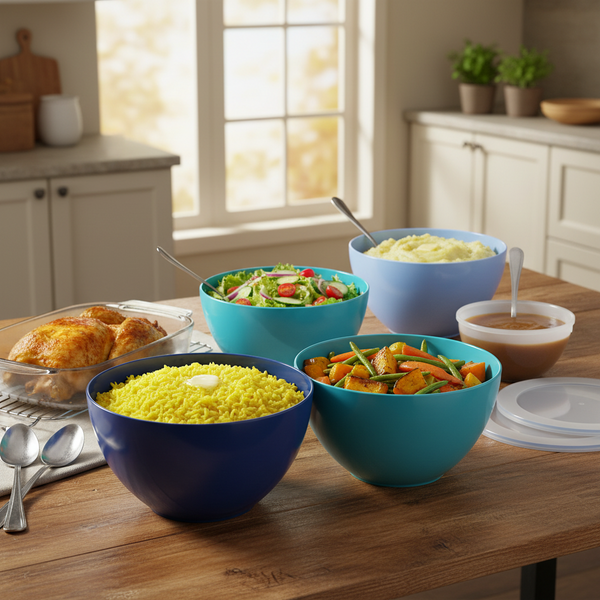 Milex 5pcs Salad Bowl Set | Colours May Vary