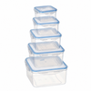 Milex 5pcs Square Container Set