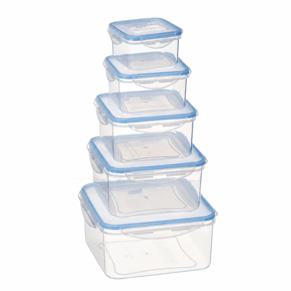 Milex 5pcs Square Container Set