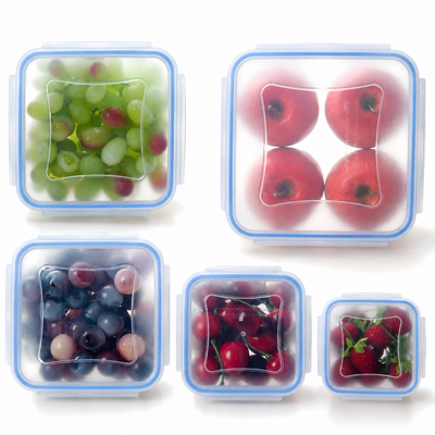 Milex 5pcs Square Container Set