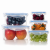Milex 5-Piece Square Container Set – Airtight Food Storage Containers – 2 Pack