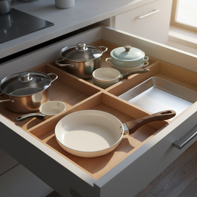 Milex Pressed Aluminium Non-Stick 2pc Frying Pan Set