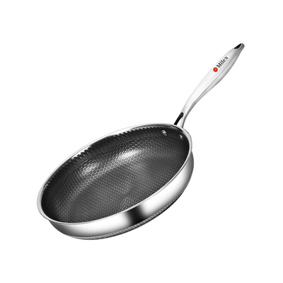 Milex Stainless Steel 28cm Frying Pan