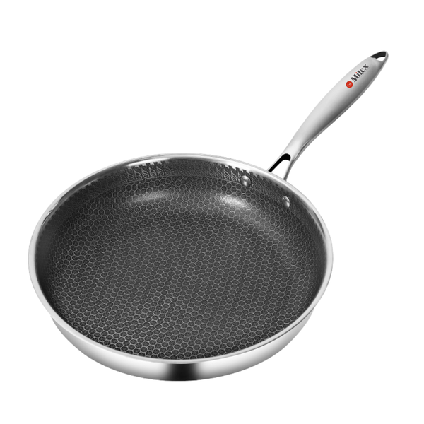 Milex Stainless Steel 28cm Frying Pan