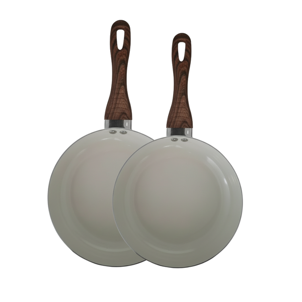 Milex Pressed Aluminium Non-Stick 2pc Frying Pan Set