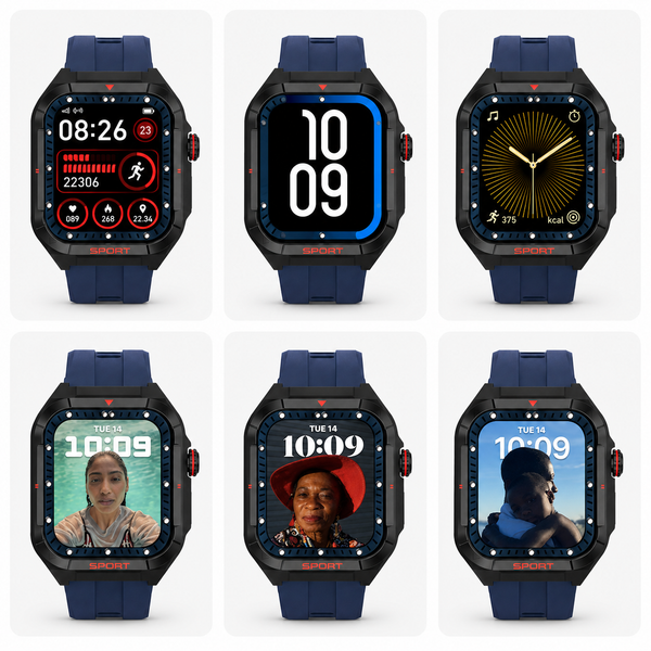 Polaroid Medi Smart Watch – Bluetooth Calling | 1.83" HD Display | Health & Fitness Tracker
