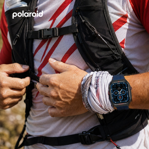 Polaroid Medi Smart Watch – Bluetooth Calling | 1.83" HD Display | Health & Fitness Tracker