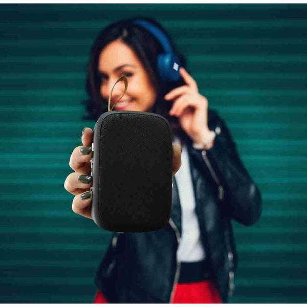 Polaroid Mini Bluetooth Speaker Combo – 5W Portable Speaker with FM Radio & 10W RGB TWS Speaker