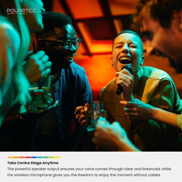 Polartec 100W Glowsonic Dual 8" Trolley Speaker