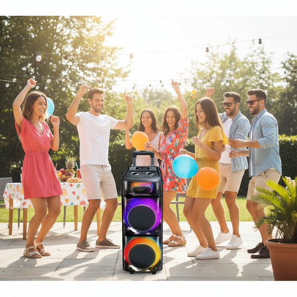 Polartec 100W Glowsonic Dual 8" Trolley Speaker