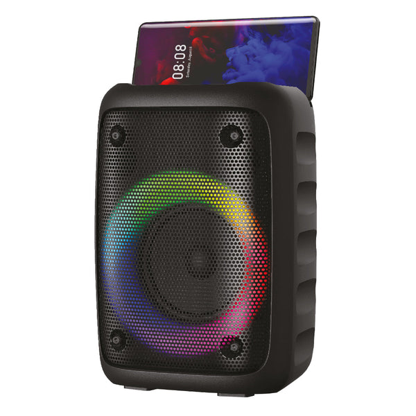 Polaroid Mini Bluetooth Speaker Combo – 5W Portable Speaker with FM Radio & 10W RGB TWS Speaker