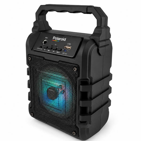 Polaroid Mini Wireless Bluetooth Speaker – 5W Portable Speaker | FM Radio | USB & Micro SD Playback