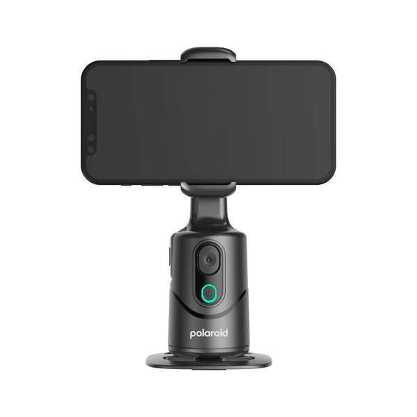 Polaroid Smart Track 360 AI Pan & Tilt Gimbal – Hands-Free Auto Face Tracking
