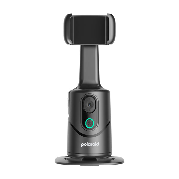 Polaroid Smart Track 360 AI Pan & Tilt Gimbal – Hands-Free Auto Face Tracking