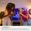 Polartec Bass Edge 60W Sound Bar – 2-in-1 Bluetooth Soundbar with Subwoofer & Wireless Microphones