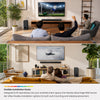 Polartec Bass Edge 60W Sound Bar – 2-in-1 Bluetooth Soundbar with Subwoofer & Wireless Microphones
