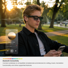 Polartec Vivid Smart Glasses – AI Translation, Bluetooth Audio & Hands-Free Calling