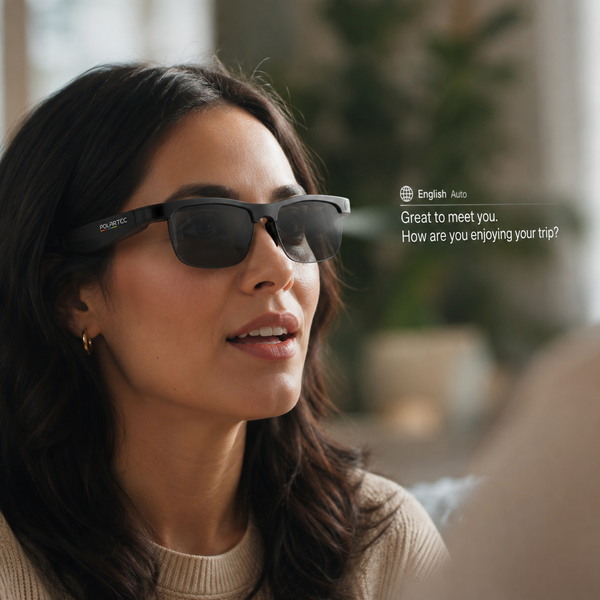 Polartec Vivid Smart Glasses – AI Translation, Bluetooth Audio & Hands-Free Calling