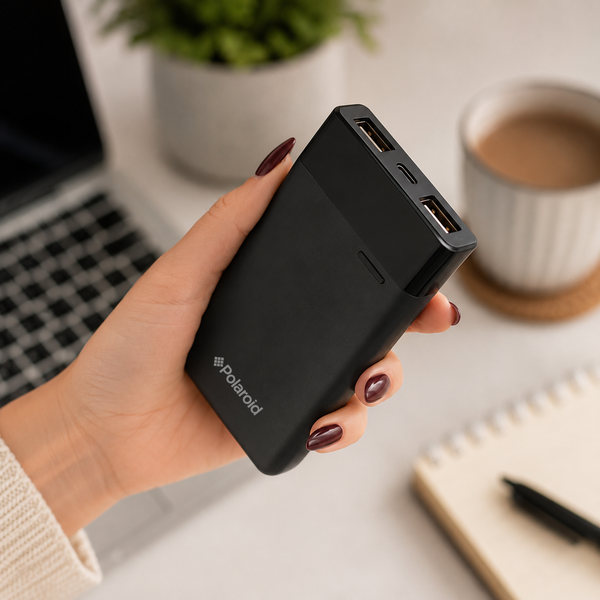 Polaroid 6000mAh External Dual USB Power Pack