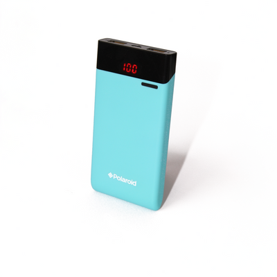 Polaroid 6000mAh Dual USB Power Bank – Portable External Battery Charger