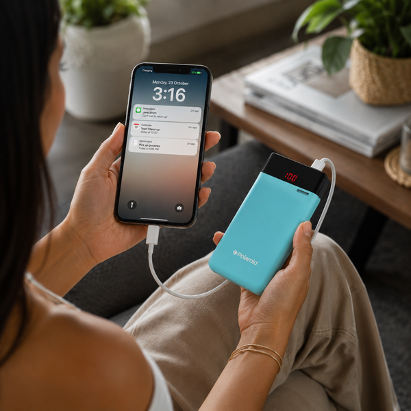 Polaroid 6000mAh External Dual USB Power Pack