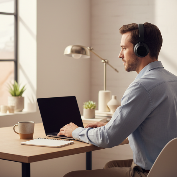 Polaroid Digital Hybrid Noise Cancelling Bluetooth Headphone + Polaroid Boost Smart Watch