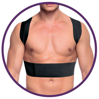 Remedy Health Neoprene Back Support & Posture Corrector – Adjustable Back Brace with Double-Padded Comfort