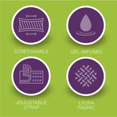 Remedy Health Gel Velcro Knee Wrap (Hot & Cold Therapy)