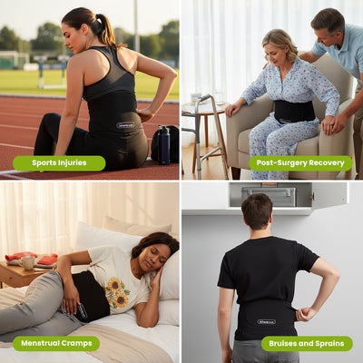 Remedy Health Gel Waist Wrap + Remedy Health Neck Wrap