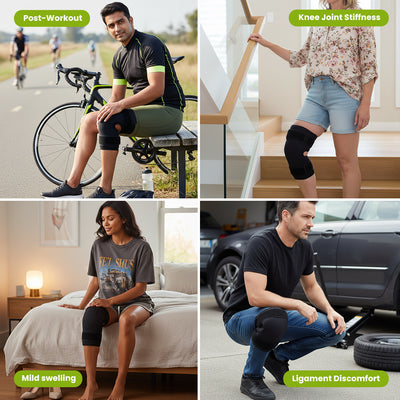 Remedy Health Gel Velcro Knee Wrap (Hot & Cold Therapy)