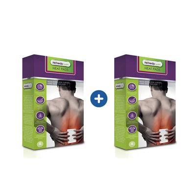 Remedy Health Pain Relief Heat Pads – Pack of 5 Instant Heat Therapy Pads – 2 Pack