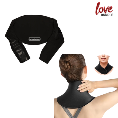 Remedy Health Gel Waist Wrap + Remedy Health Neck Wrap