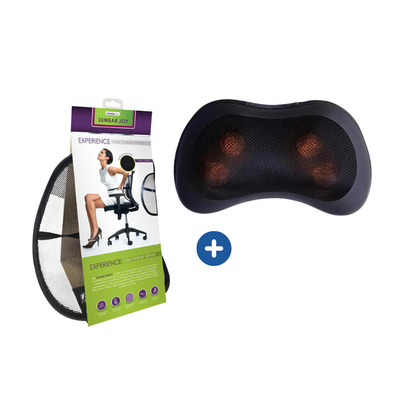 Remedy Health Lumbar Joy + Igia Car and Home Massager Bundle
