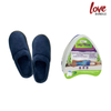 Remedy Health Unisex Gel Slippers - Blue + Remedy Health Contour Leg Pillow | BUNDLE