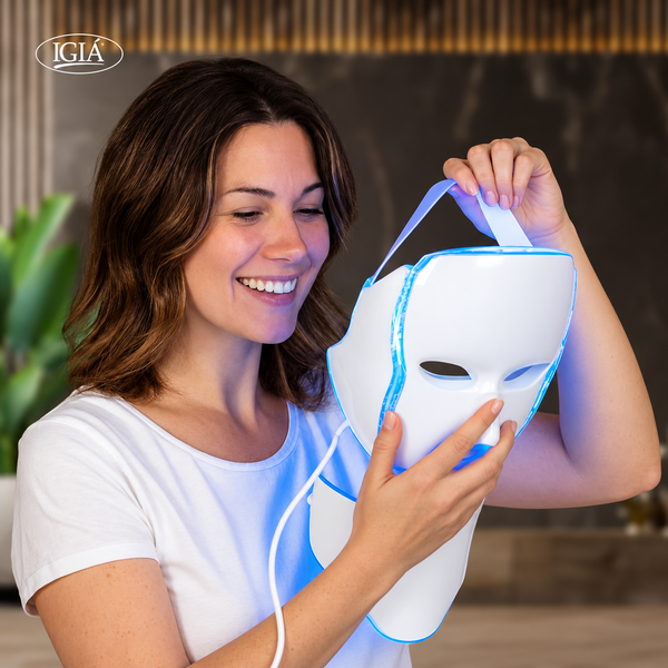 Igia LED Facial Mask – 7-Colour LED Light Therapy for At-Home Skincare