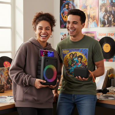 Polaroid Mini Bluetooth Speaker + Polaroid Mini Bluetooth Speaker | BUNDLE