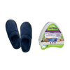 Remedy Health Unisex Gel Slippers - Blue + Remedy Health Contour Leg Pillow | BUNDLE