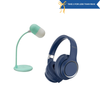 Polaroid Bluetooth 35 hour headphones + Polaroid LED Lamp, Charger & Speaker