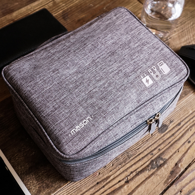 Mason Cable Organizer Bag | Black