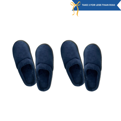 Remedy Health Unisex Gel Slippers - Blue X 2