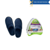 Remedy Health Unisex Gel Slippers - Blue + Remedy Health Contour Leg Pillow