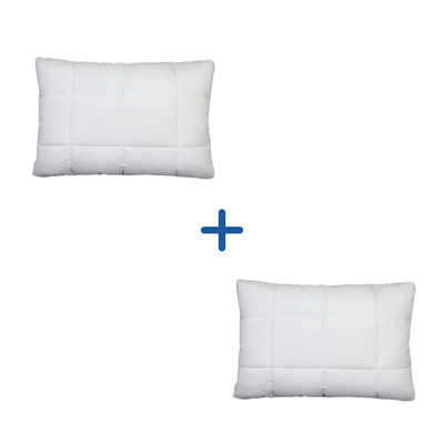 2 x Comfort Pedic Snuggle Pillow Ultra Lightweight