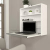 Amoire Violin Laptop Desk White