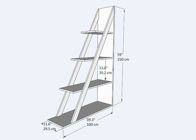 Armoire Amando Bookcase - Homemark